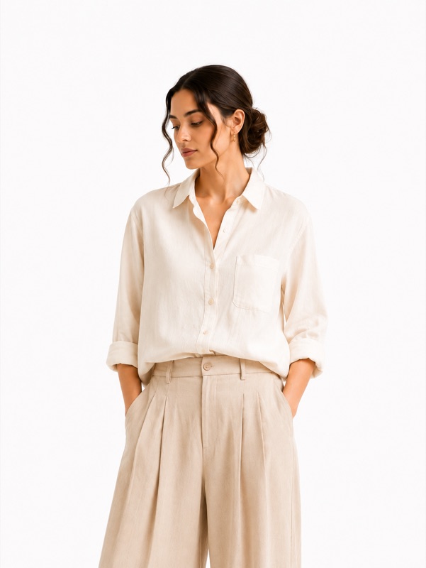 Cotton-Linen Shirt on a product page