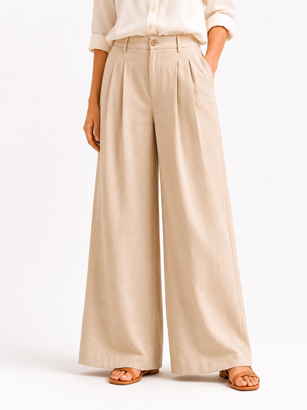 Pleated Trousers